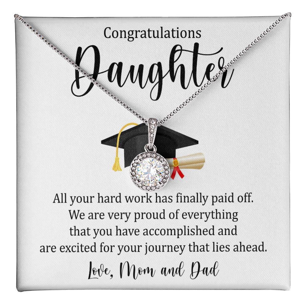 Graduation - Congratulations Eternal Hope Necklace - Daughter